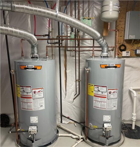 Two new hot water heaters